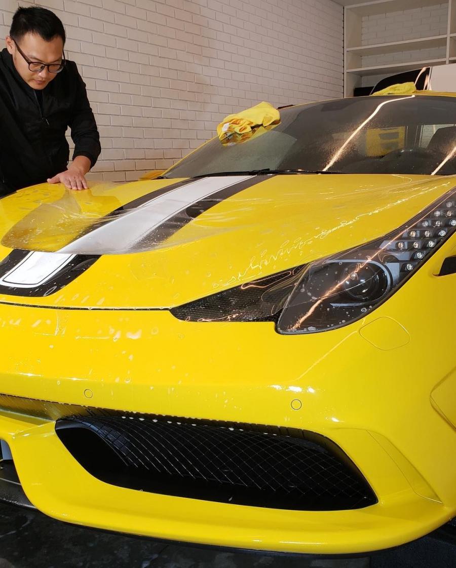 Детали создания Ferrari 458 Speciale A by Impressive Wrap 2019 года  (фото 4 из 5)
